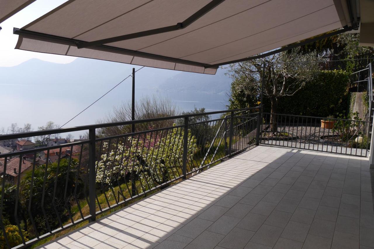 Casa Colmegna Mit Traumhaften See- Und Bergblick Luino Esterno foto
